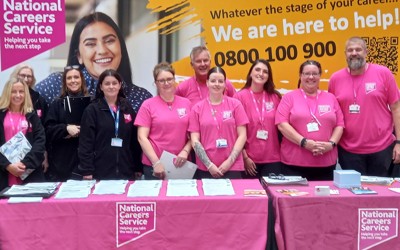 National Careers Advisers at a previous careers events