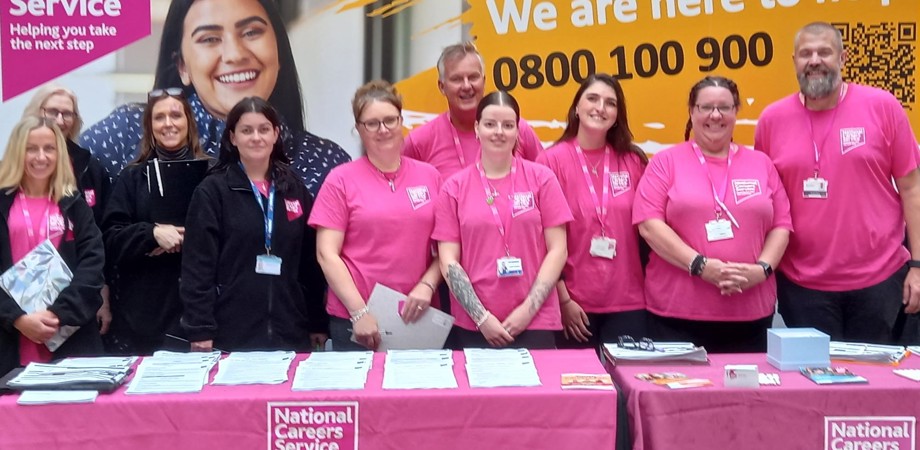 National Careers Advisers at a previous careers events